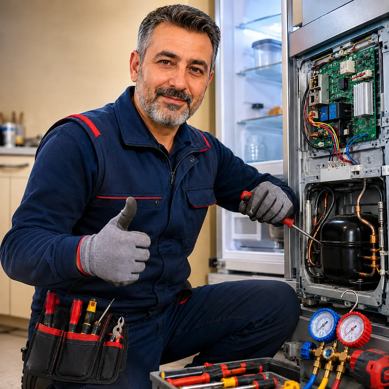 Elazığ Siemens buzdolabı tamiri ustası Güven Usta — Elazığ ve Palu soğutma sistemleri uzmanı